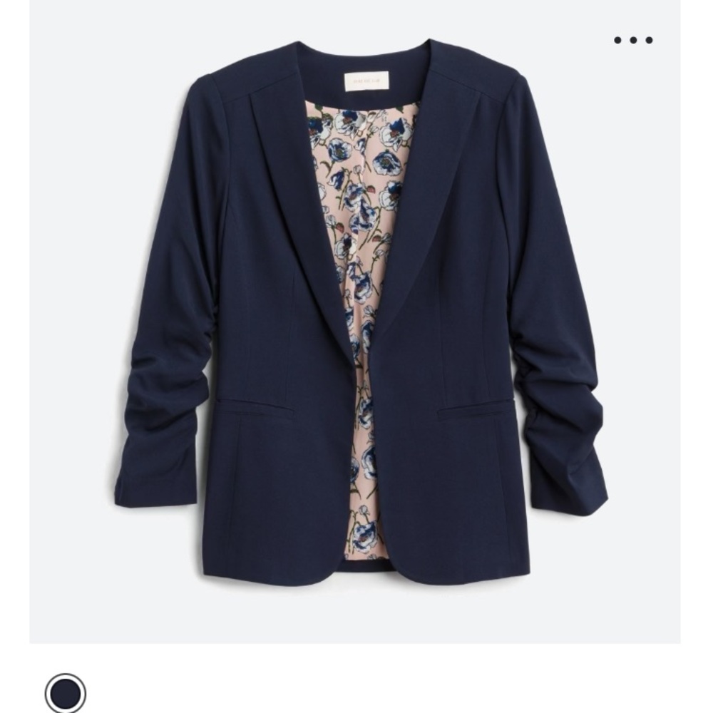 Skies are blue raja collarless blazer xl